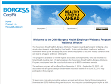 Tablet Screenshot of employeewellness.borgess.com